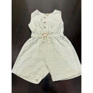 Eli & Nev 2T unisex light green Romy jumpsuit
